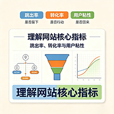 长沙市建站-理解网站核心指标：跳出率、转化率与用户粘性