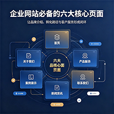 浏阳建站-企业网站必备的六大核心页面
